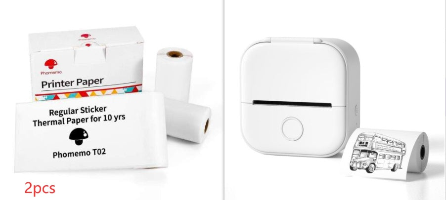 Mini Bluetooth Thermal Printer – Portable & Inkless
Portable Mini Thermal Label Printer Home Photo Printer Student Wrong Question Printer Bluetooth-compatible Mini Label Printer Price Tag