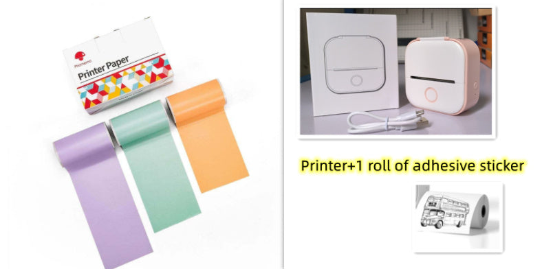 Mini Bluetooth Thermal Printer – Portable & Inkless
Portable Mini Thermal Label Printer Home Photo Printer Student Wrong Question Printer Bluetooth-compatible Mini Label Printer Price Tag