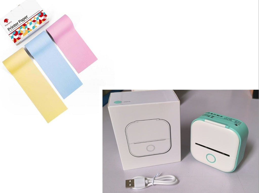 Mini Bluetooth Thermal Printer – Portable & Inkless
Portable Mini Thermal Label Printer Home Photo Printer Student Wrong Question Printer Bluetooth-compatible Mini Label Printer Price Tag