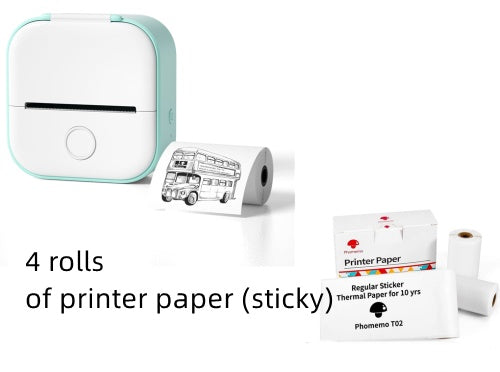 Mini Bluetooth Thermal Printer – Portable & Inkless
Portable Mini Thermal Label Printer Home Photo Printer Student Wrong Question Printer Bluetooth-compatible Mini Label Printer Price Tag