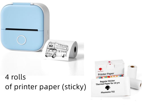 Mini Bluetooth Thermal Printer – Portable & Inkless
Portable Mini Thermal Label Printer Home Photo Printer Student Wrong Question Printer Bluetooth-compatible Mini Label Printer Price Tag