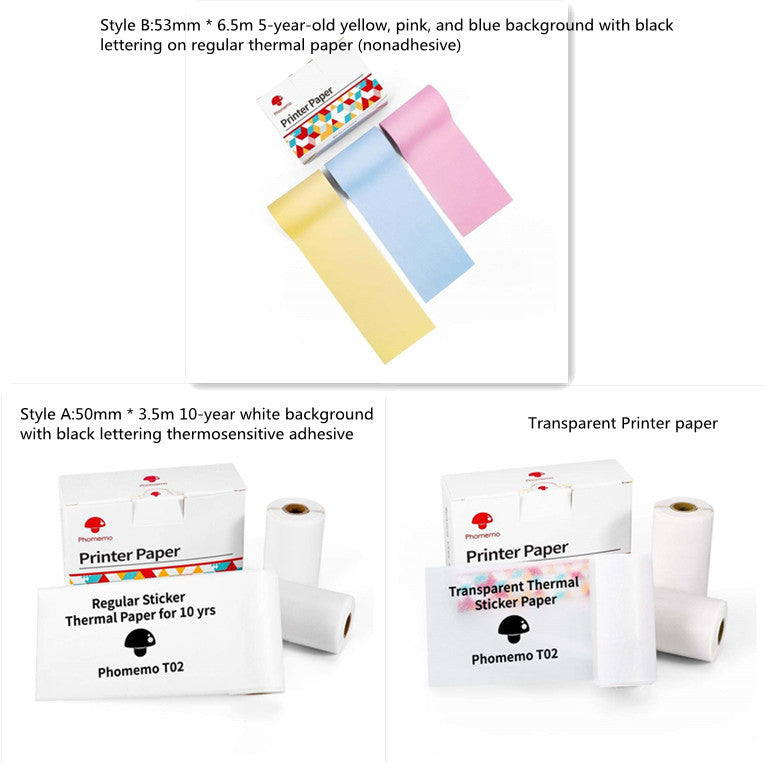 Mini Bluetooth Thermal Printer – Portable & Inkless
Portable Mini Thermal Label Printer Home Photo Printer Student Wrong Question Printer Bluetooth-compatible Mini Label Printer Price Tag