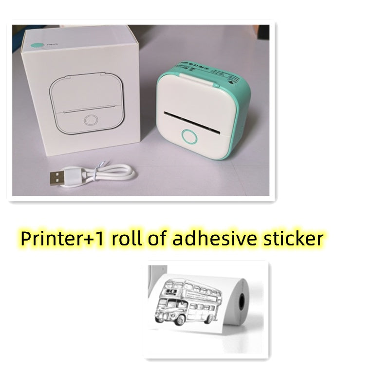 Mini Bluetooth Thermal Printer – Portable & Inkless
Portable Mini Thermal Label Printer Home Photo Printer Student Wrong Question Printer Bluetooth-compatible Mini Label Printer Price Tag